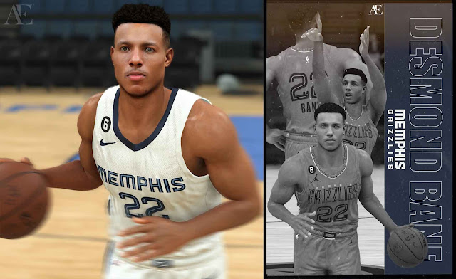 2K23 Desmond Bane Cyberface