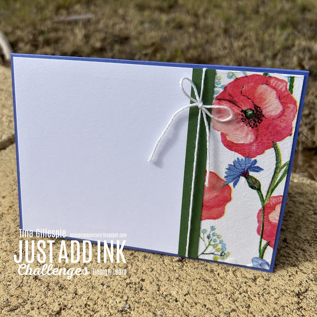 scissorspapercard, Just Add Ink, Stampin' Up! Sending Smiles Bundle