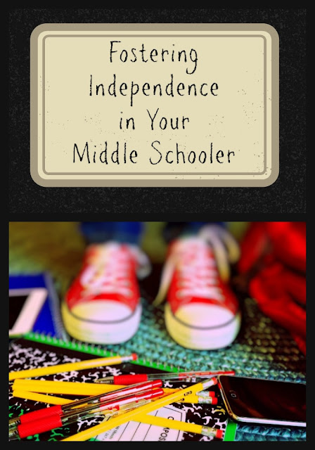 Fostering Independence in Your Middle Schooler (guest post at Heart and Soul) on Homeschool Coffee Break @ kympossibleblog.blogspot.com