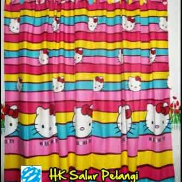 Sprei Anak Hello Kitty Murah Grosir Ecer Rainbow