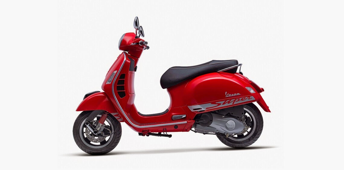  Vespa Merah Maroon 