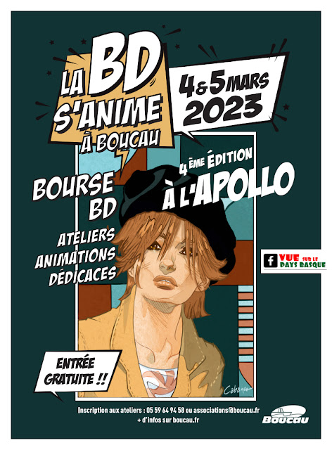 Festival de la BD de Boucau 2023 la BD s'anime à Boucau 2023