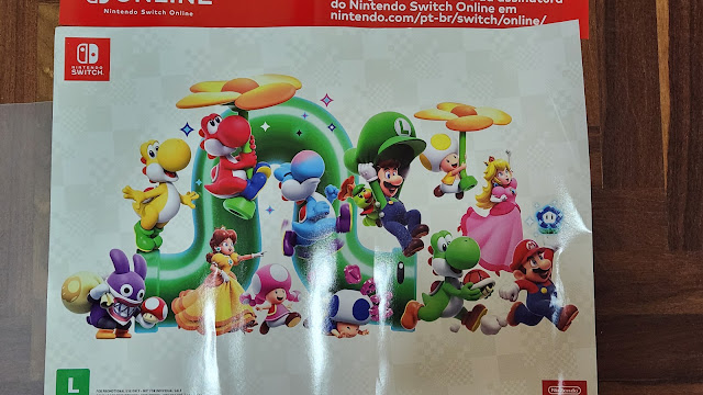 Imagem dos brindes da Nintendo