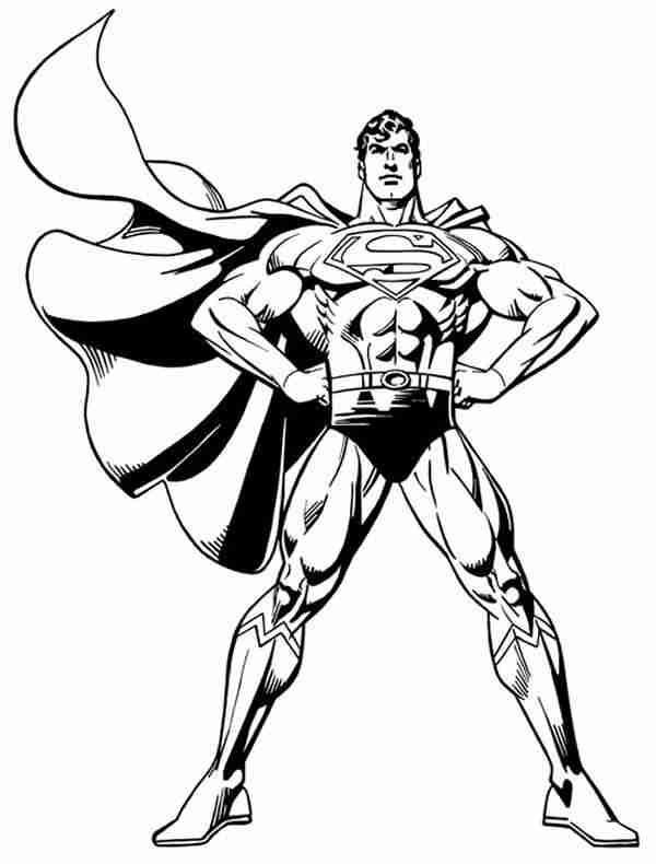 Best Free Superhero Coloring Pages