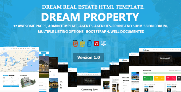 Dream Property - Real Estate HTML Template 