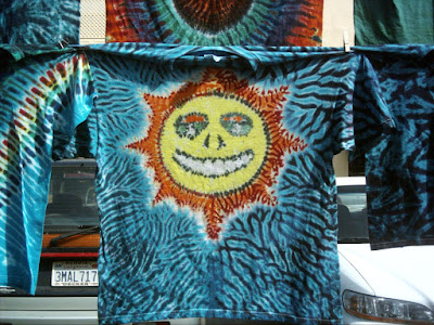 tie dye shirt SUNFACE