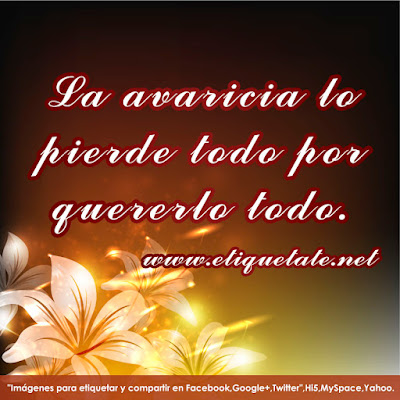 Frases Celebres de Avaricia para Facebook