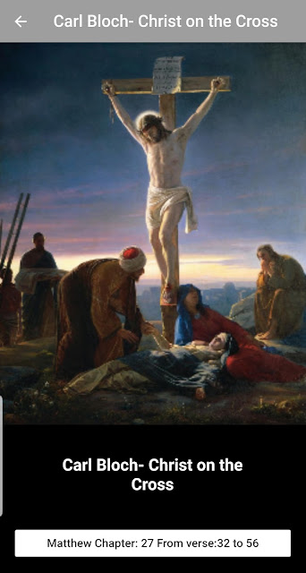 Carl Bloch - Christ on the cross Matt 27:32-56