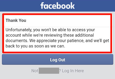 Logout problem facebook