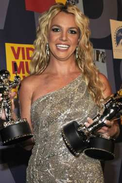 Metallic Beauty Britney Spears
