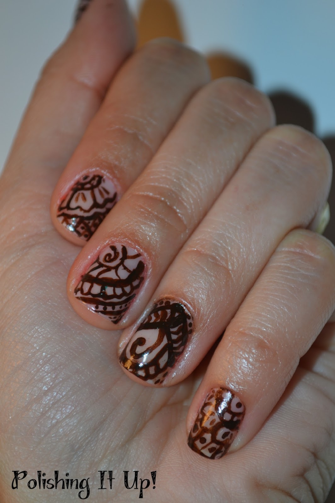 Polishing It Up Henna  Designs  Nail  Style 