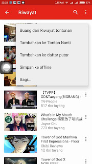 Cara Menghapus Riwayat Video yang Ditonton di Youtube