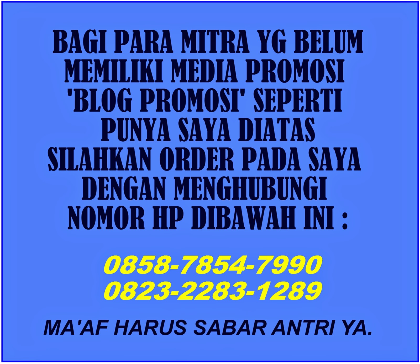 PELUANG USAHA DNI TRIK PROMOSI