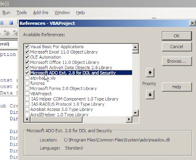 datos de Excel a Access