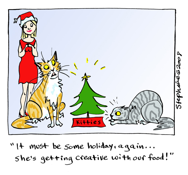 Stephanie Piro's Cartoon Blog: 12 Cartoons About Christmas