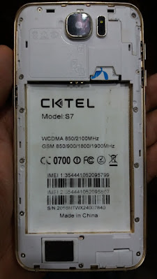 CKTEL S7 FIRMWARE MT6580 5.1 LCD FIX, DEAD FIX FLASH FILE 100% TESTED
