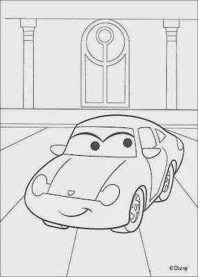 Download Cars Coloring Pages Disney - Sally