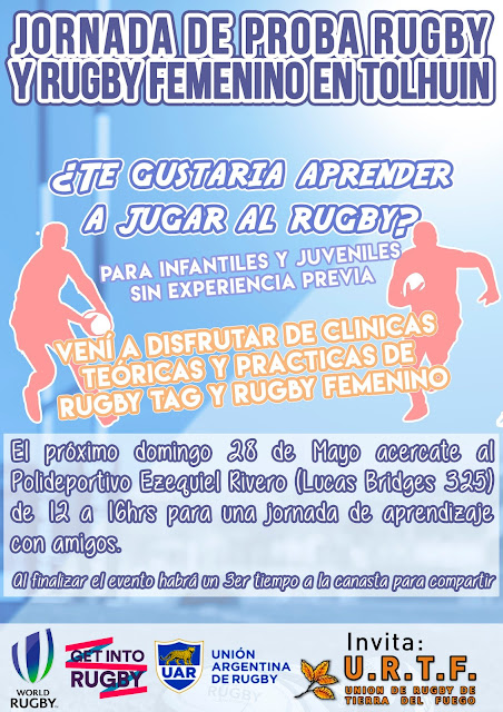 Jornada de Proba Rugby y Rugby Femenino en Tolhuin