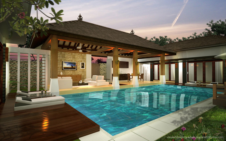 Bali Agung Property: Download Kumpulan Desain Tropical Villa