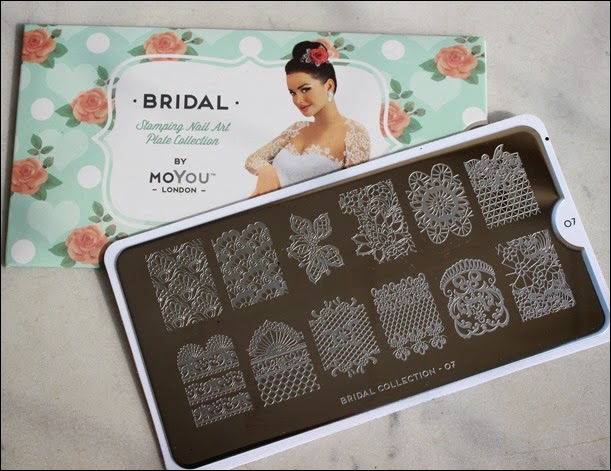 Stamping Palette Plate Moyou Bridal Collection 07