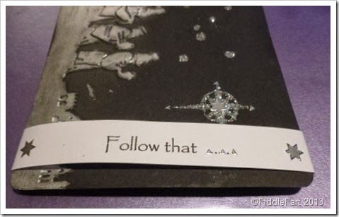 Follow that .... Cuttlebug embossing folder Christmas Follow that .... Cuttlebug embossing folder Christmas