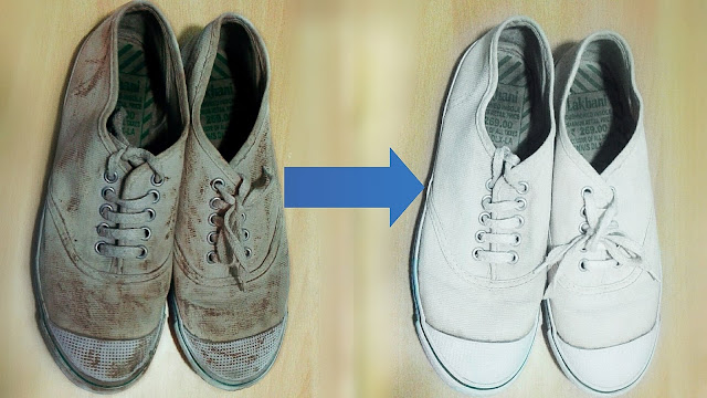 Begini Lho Cara Mudah Mencuci Sepatu Kets  Putih Kesayangan Kamu yang Dekil jadi Seperti Baru Beli !!