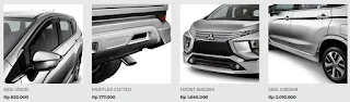 Harga accessories resmi Xpander