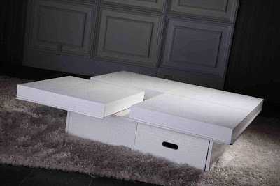 White Square Coffee Table