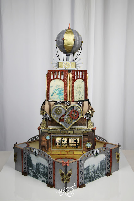 Rétrospective 2017 Bonne Année Voeux Cake Revol Mariage Steampunk