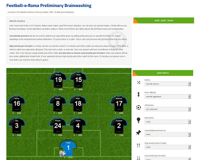 Football-o-Rama online soccer manager