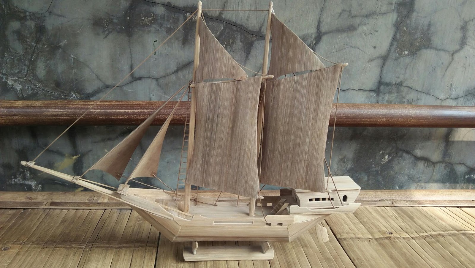 review terbaru Cara Membuat  Perahu  Pinisi  Dari  Bambu 
