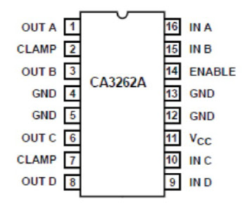 Drive CA 3262 AE - Relay A / C - Relay B - Injection light