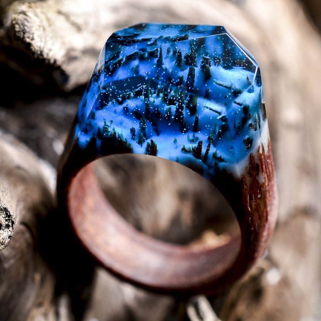 My Secret Wood s Out of this World Resin and Wood Rings 