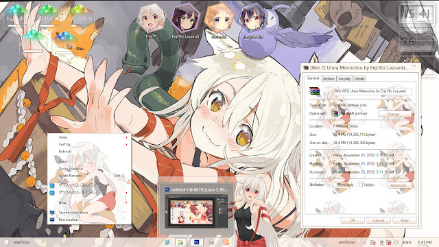 Windows 8/8.1 Theme Urara Meirochou by Enji Riz Lazuardi