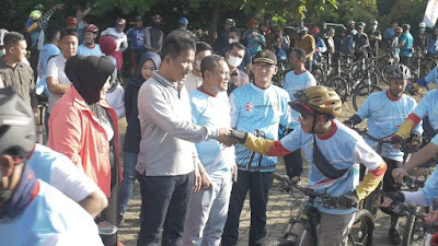 Walikota Rudi Berkomitmen Bangun Infrastruktur Jalan Khusus Pesepeda dan Pejalan Kaki