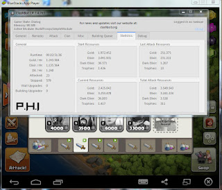 Clash Of Clans Bot V5.5.1.1 Bluestack [Auto Attack, Collect Gold, Elixir, Dark Elixir]