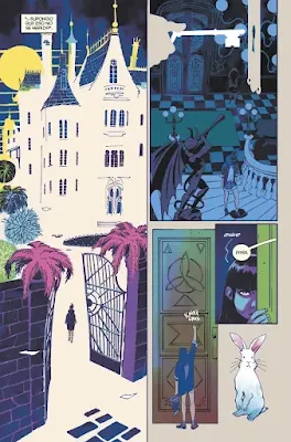 Zatanna en Las Vegas, ilustración de Javier Rodríguez para el cómic Abajo la sala