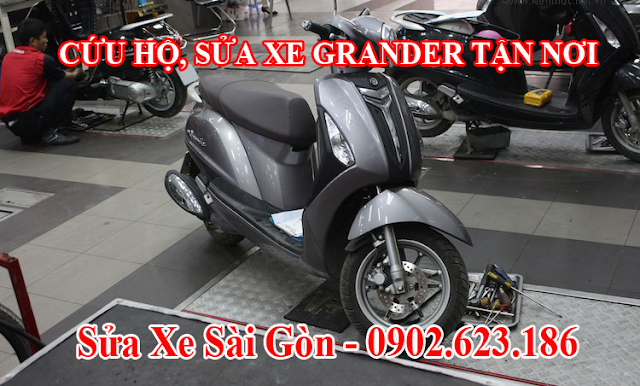 Sửa xe lưu động, cứu hộ xe máy Grander tận nơi tại HCM