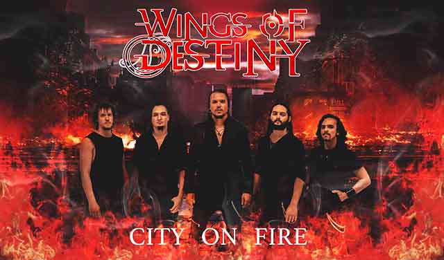 Wings of Destiny - "City On Fire" (single)