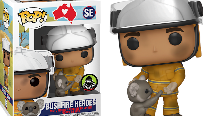 Australian firefighters gets a Pop figure