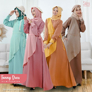 Koleksi Gamis Syar'i Silmi terbaru Fanny Dress