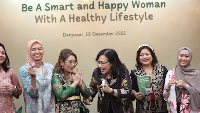 Be Smart and Happy Woman with a Healthy Lifestyle, Ikatan Wanita BRI Denpasar, IWABRI Denpasar, Santy Sastra, Santy Sastra Public Speaking