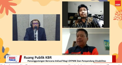 narasumber diskusi ruang publik KBR