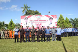 Calvin Mansnembra Pimpin Upacara Hari Kesaktian Pancasila di Biak