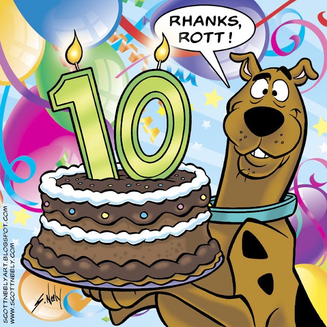 TEN YEARS OF DRAWING SCOOBY! A Milestone In My Life!
