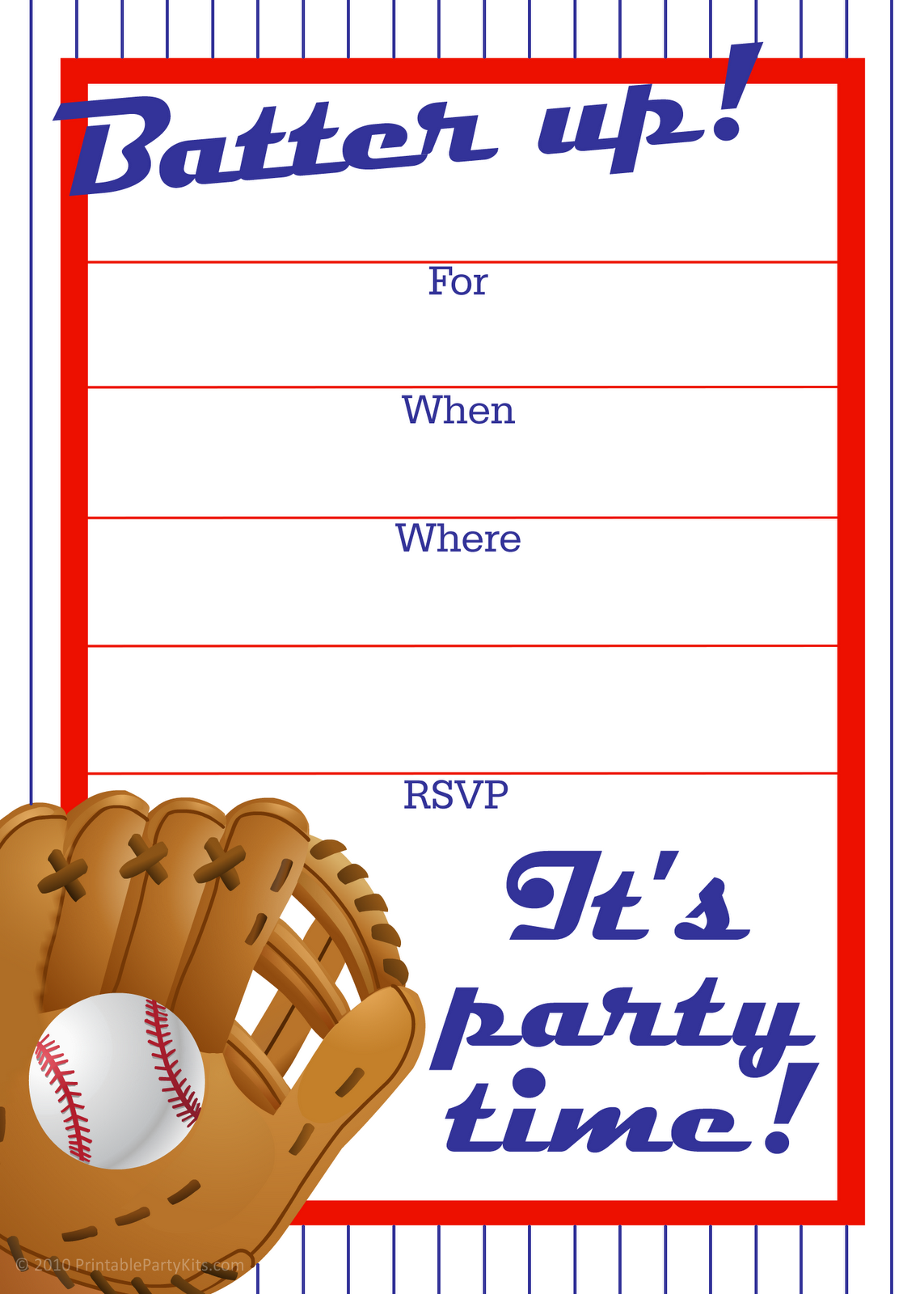 Birthday Party Invitations Printable 9