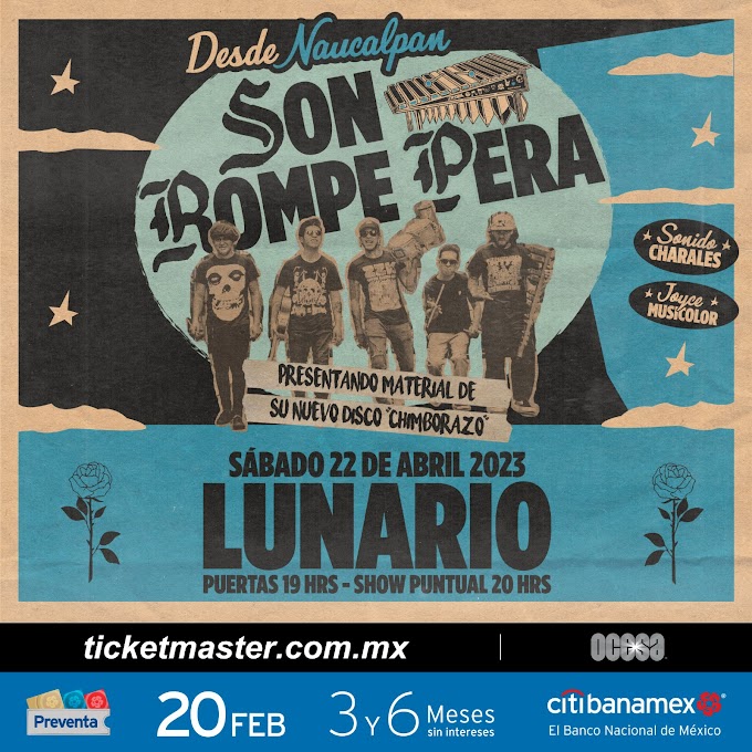 Son Rompe Pera estrena nuevo disco y alista show en El Lunario.