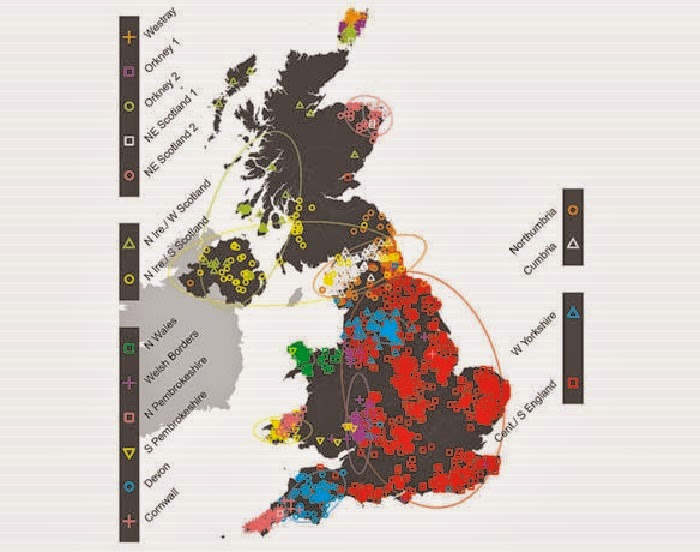 First fine-scale genetic map of the British Isles