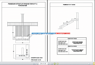 CONTOH LAPORAN STRUKTUR KAMI ( PERENCANAAN STRUKTUR RUKO/ RUMAH TOKO TIGA LANTAI ) SEBANYAK 128 HALAMAN