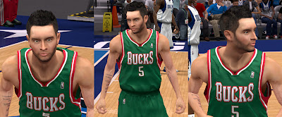 NBA 2K13 HD Face J.J. Redick Cyberface NBA2K Patch